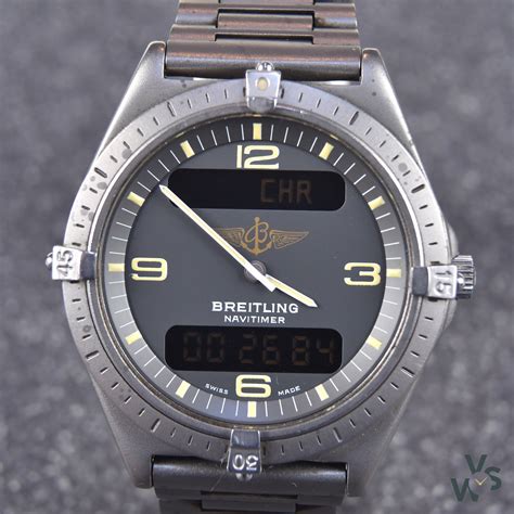 Breitling titanium aerospace watches for